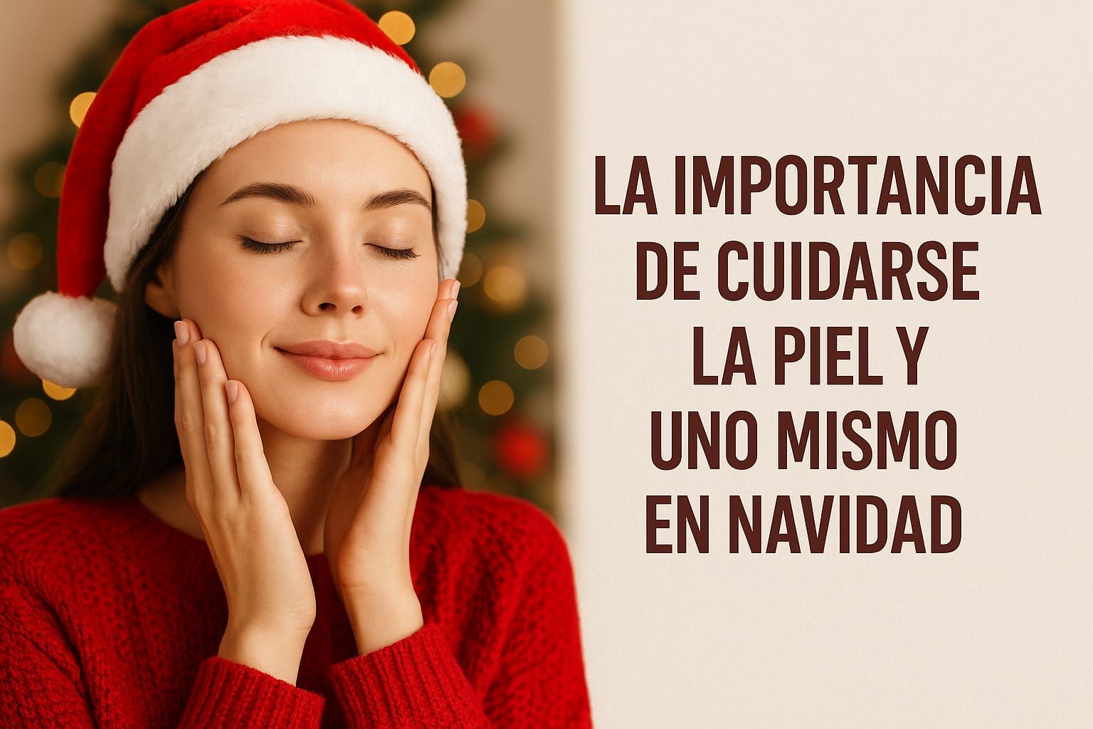 🎄 La Navidad: luz, celebración… y también estrés para la piel
