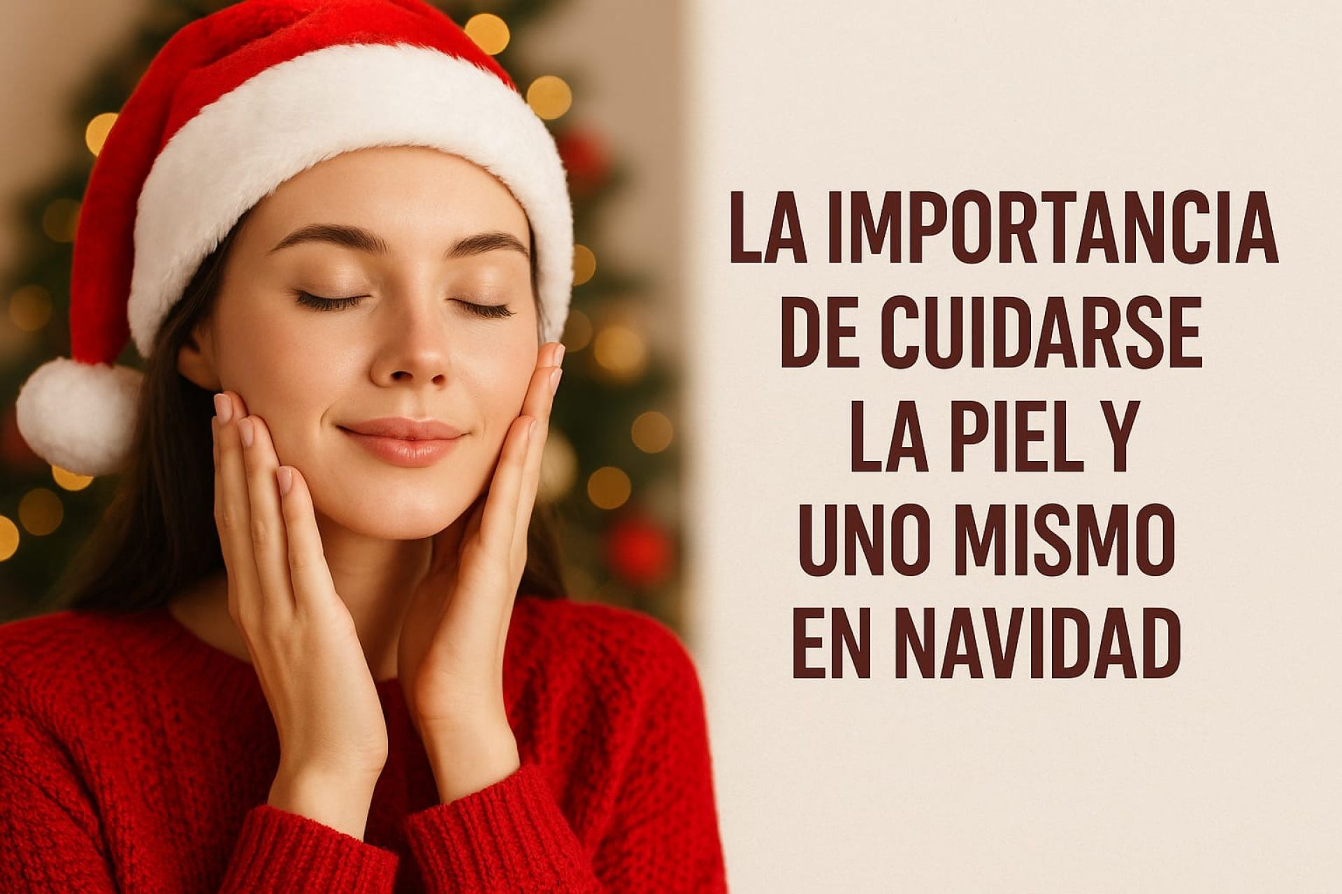🎄 La Navidad: luz, celebración… y también estrés para la piel