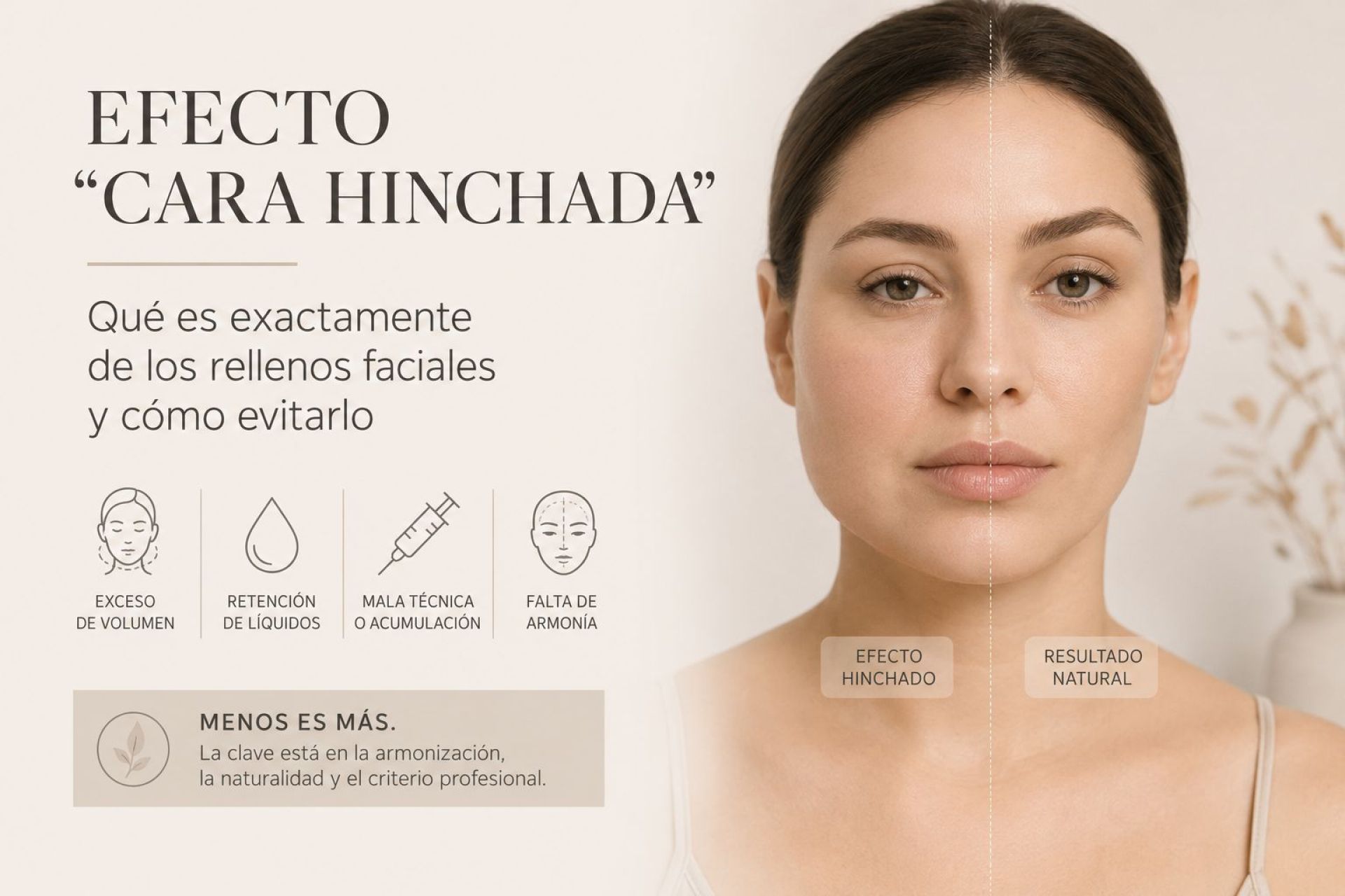 ¿Qué es el efecto "cara hinchada" y como evitarlo?